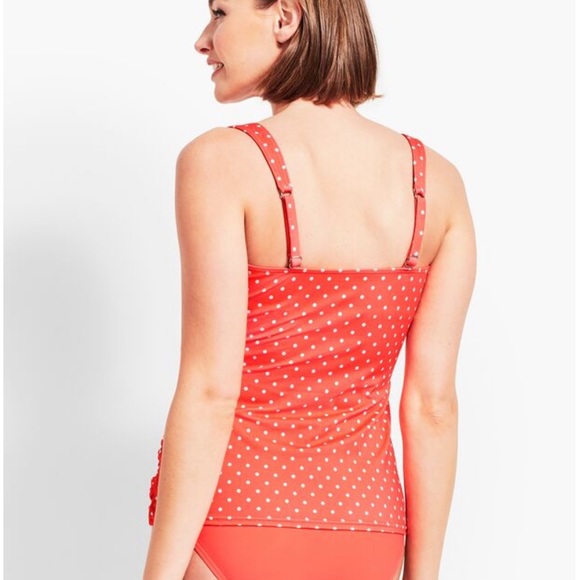 Talbots Ruffle Tankini Swim Top - Picture 3 of 6